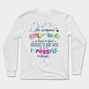 An Awesome Childminder Gift Idea - Impossible to forget Long Sleeve T-Shirt